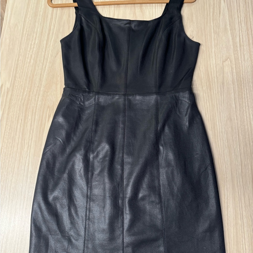 Altar'd State Sleek Black Mini Dress